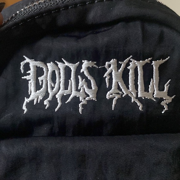 Dolls Kill | Embroidered Mini Backpack - Picture 5 of 7